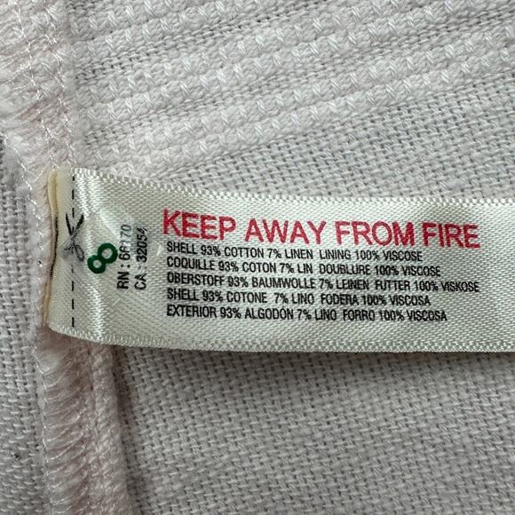 Free People Dress Womens Medium Pink Linen One Shoulder Midi Beach At Leisure - Picture 10 of 16